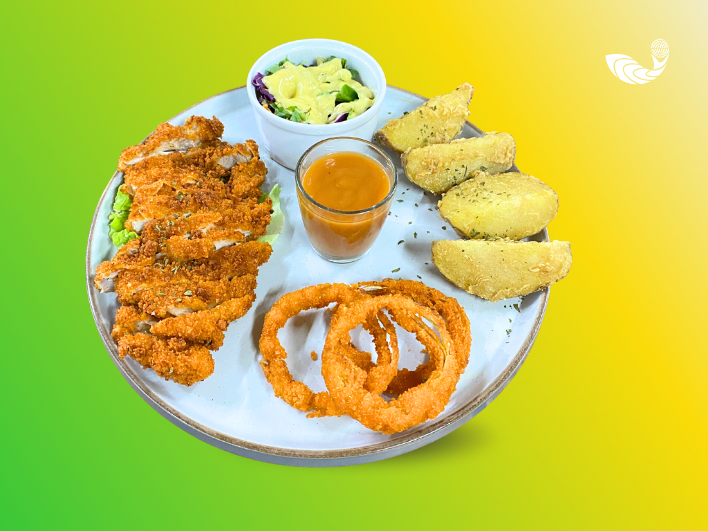 Chicken Katsu Wedges